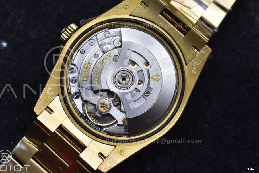 with Best Edition Bracelet YG President Gold Dial V5 Weight) Diamond (Gain 904L vr3255 DayDate QF Steel on 36 Square 0118